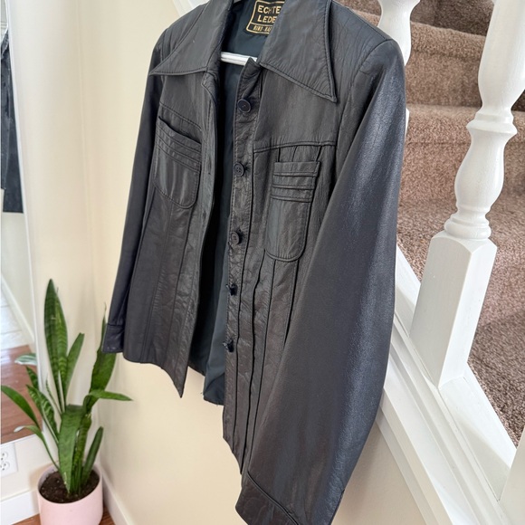 Vintage Napa Leather Coat - Picture 9 of 10